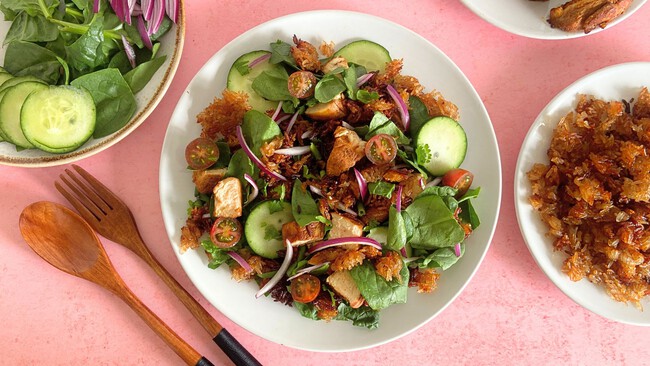 Ensalada Arroz Crujiente