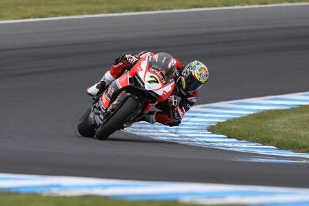 Chaz Davies Aprilia Superbikes Phillip Island