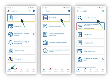 Consultar Renta Android