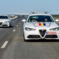 Durante 12 meses los 280 CV de este Alfa Romeo Giulia Veloce perseguirán el crimen en Rumanía 