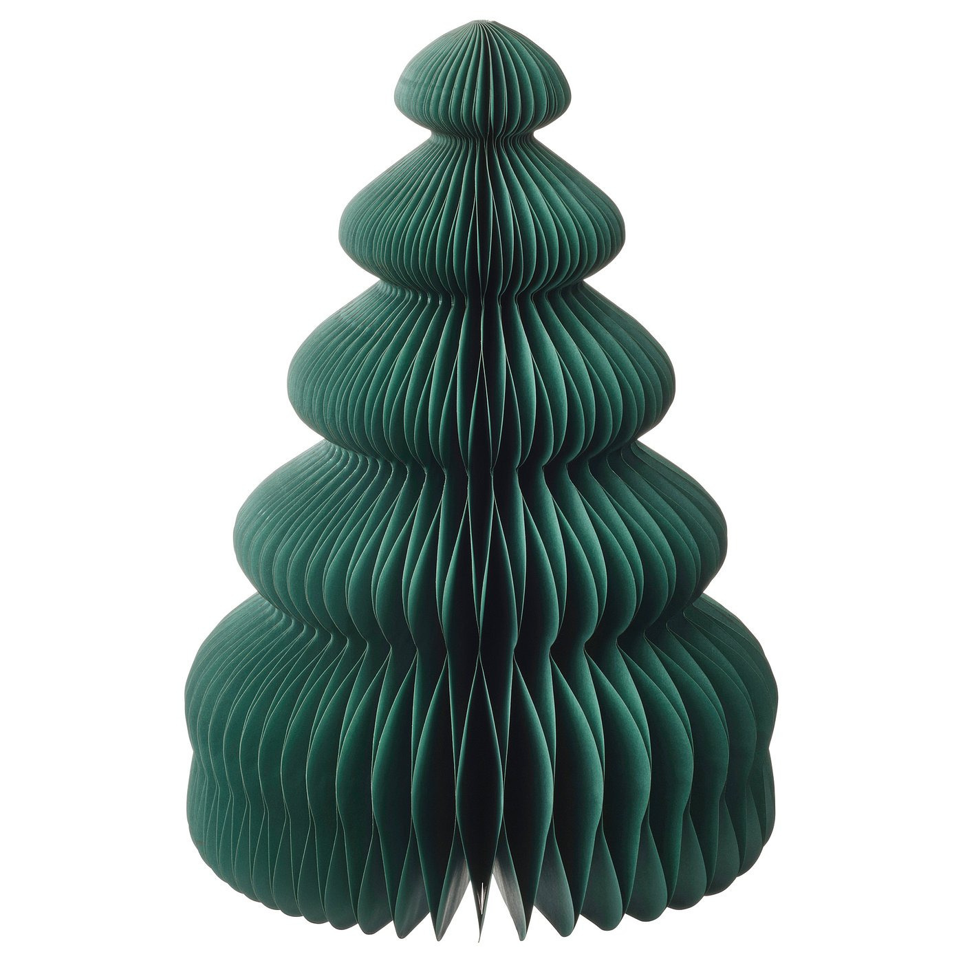 VINTERFINT - Adorno, forma de árbol de Navidad verde, 36 cm