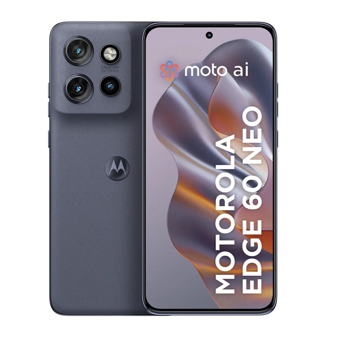 Smartphone Motorola Edge 60 Neo 5G - 256GB 24GB (12GB RAM + 12GB Ram Boost) 50MP Sony Camera Moto AI e tela 1.5K Super HD - Cinza
