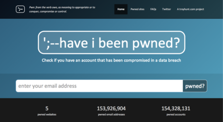 Have I been pwned?, comprueba si tu dirección de correo ha sido comprometida