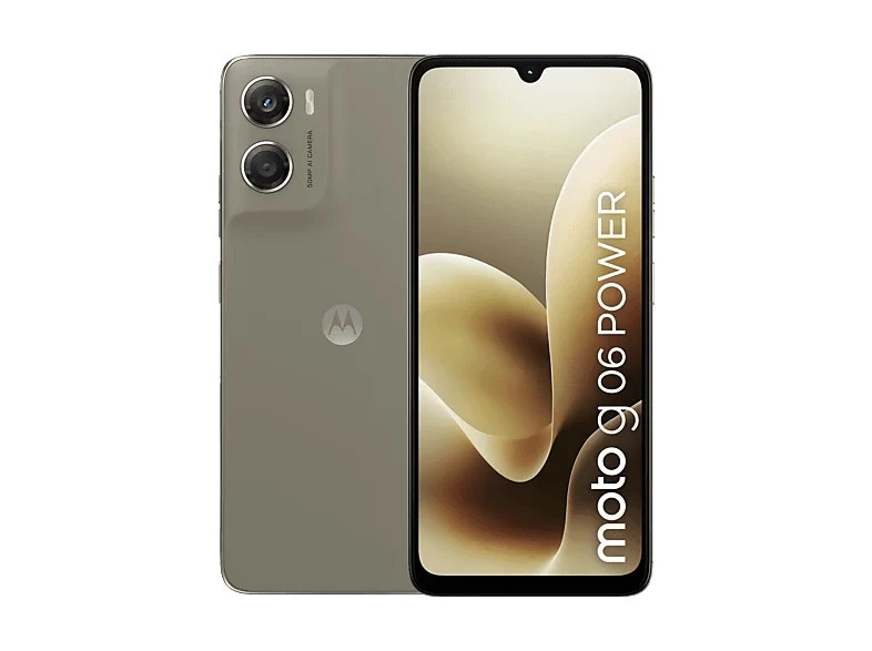Móvil Motorola g06 power, Laurel Oak, 256GB, 4GB RAM, 6.88" HD+ 120 Hz, 7000 mAh