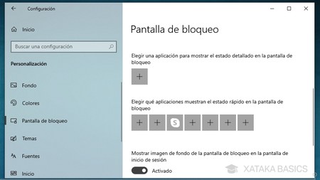 Mas Opciones Bloqueo