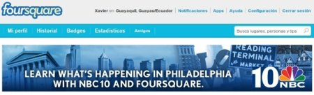 NBC apuesta por las noticias locales en Foursquare, ¿Tendrá éxito?