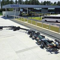 300 pasajeros y 30 metros, así es el mega-autobús de Volvo para descongestionar Brasil