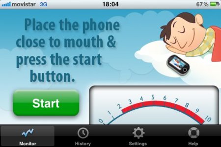 Aplicaciones iOS para dormir mejor (I): Snoring U