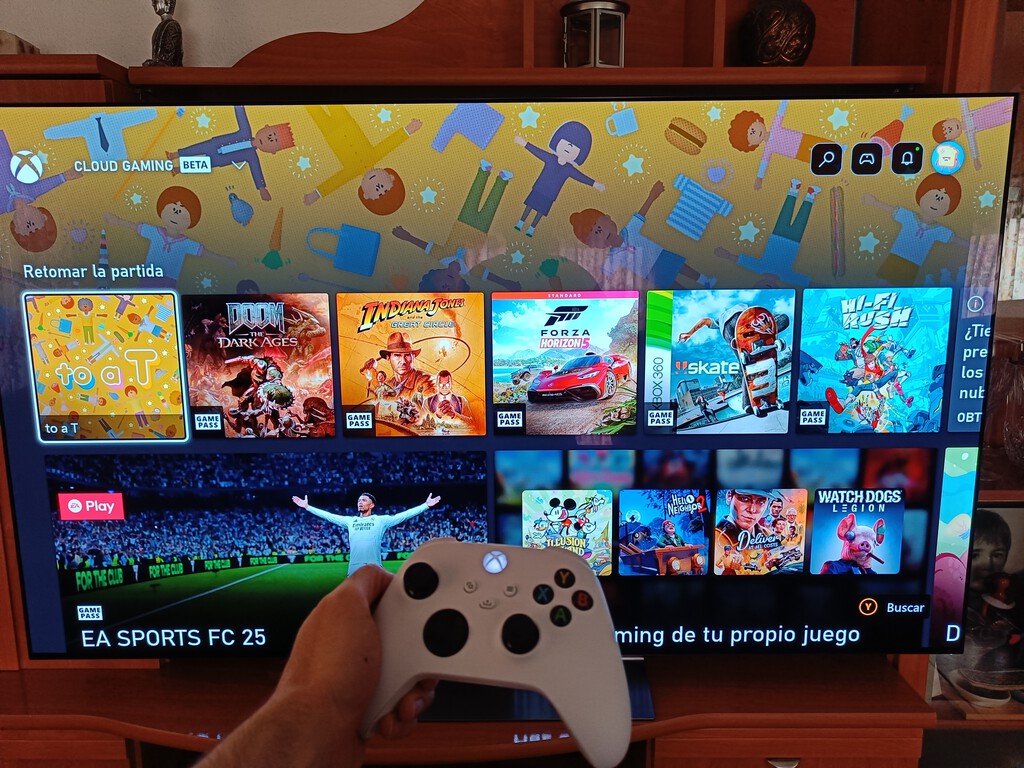 He estado una semana jugando en la nube de Xbox con una Smart TV LG: jugar sin una consola es una gozada, con matices 