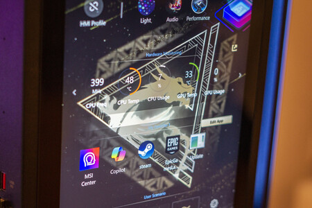 MSI MEG VISION X AI Pantalla