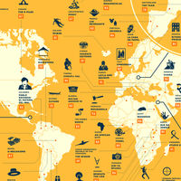 Las mejores series de cada país del mundo según su puntuación en IMDB, en un mapa