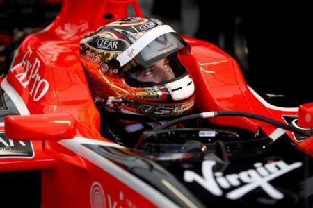 El depósito de gasolina del monoplaza de Virgin no les permite terminar una carrera