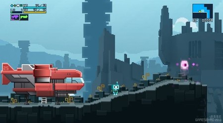 'A.N.N.E', mezclando con acierto la mecánica metroidvania con 'Gradius'