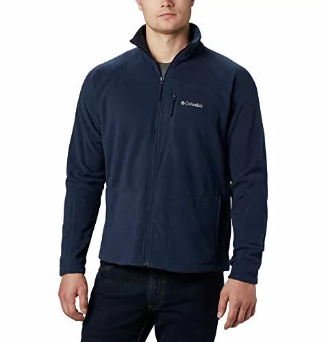 Columbia Fast Trek 2 Full Zip Fleece Chaqueta De Forro Polar, Azul Marino, S Hombre
