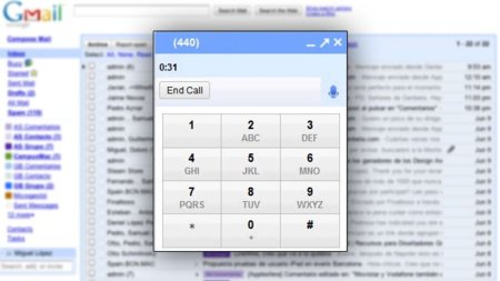 Google está integrando Voice como servicio de llamadas VoIP en Gmail
