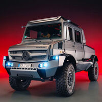 La pick-up más bestial es esta Mercedes-Benz Unimog: un mastodonte con motor de 7.7 litros y capacidades inauditas 