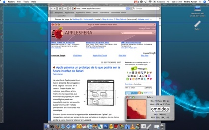 Ommidea Rulers: Reglas en tu escritorio para capturas de pantalla exactas