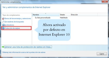 Internet Explorer 10 incorporará Do Not Track por defecto