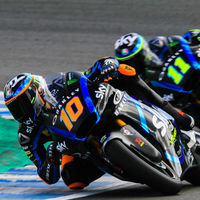 Luca Marini en Moto2 y Gabriel Rodrigo en Moto3 destacan en el primer día de test de Jerez