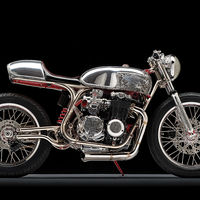 Ocho años de trabajo y el alma de tres artesanos están encerrados en esta Honda CB550 "Shogun"