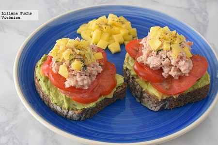 Ideas para hacer un snack con tostas a cualquier hora del día. Recetas saludables
