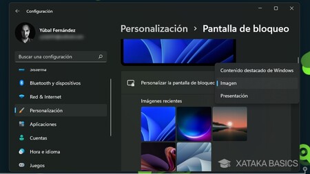 Opciones Pantalla Bloqueo