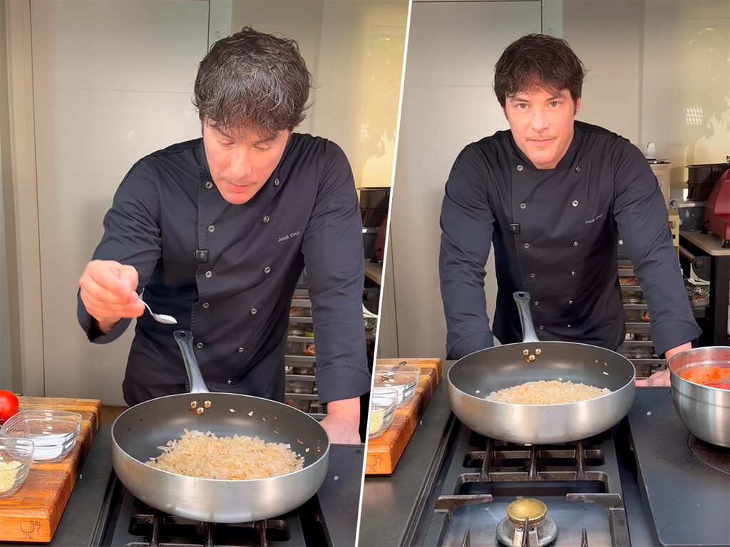 Si quieres corregir la acidez de un sofrito o una salsa de tomate, no eches azúcar, echa bicarbonato: el truco de Jordi Cruz
