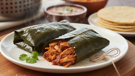 Mixiotes de pollo en 90 minutos: puedes cambiar la hoja de maguey por las de plátano