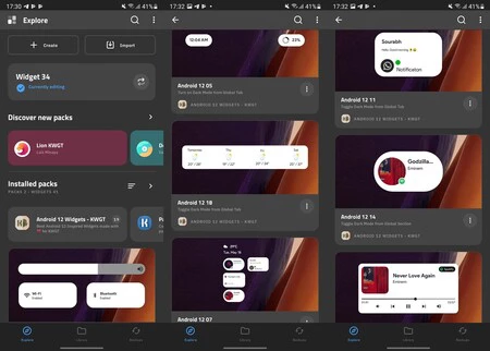 Android 12 ウィジェット