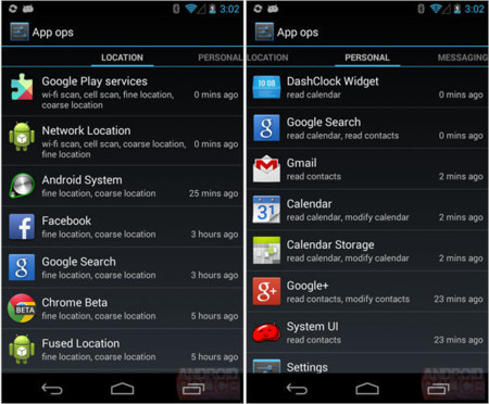Android 4.3 esconde un gestor de permisos con muchas posibilidades