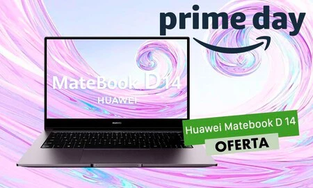 El Prime Day nos deja a su precio más bajo hasta la fecha un portátil ligero y de gama media como el Huawei MateBook D14: lo tenemos por sólo 499,99 euros