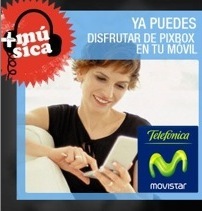 Pixbox para móviles, en Movistar