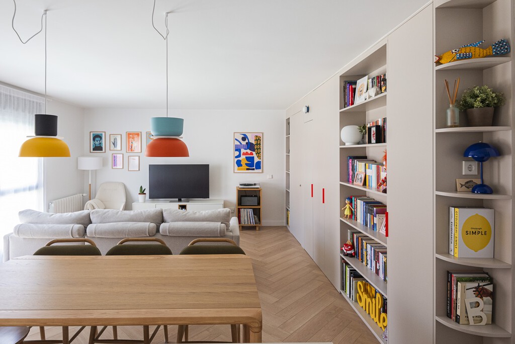 Una pareja decidió reformar su piso en un barrio de Madrid porque no encontraban la casa de sus sueños. El resultado es espectacular 