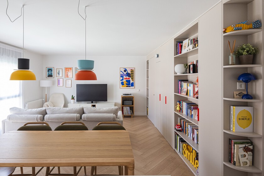 Una pareja decidió reformar su piso en un barrio de Madrid porque no encontraban la casa de sus sueños. El resultado es espectacular