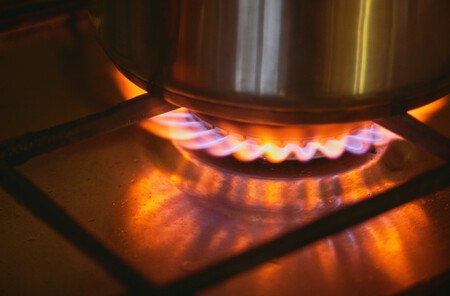 Olla al fuego