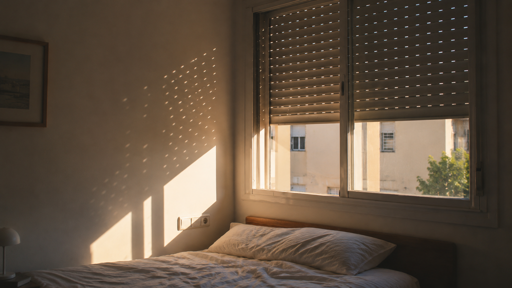 Dejar la persiana entornada por la noche para dormir mejor: la idea tiene trampa (y hay una solución mejor) 