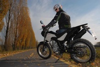 Prueba de la Derbi 125 Cross City