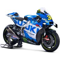 Suzuki mantiene la decoración para la moto con la que Joan Mir defenderá su título de MotoGP