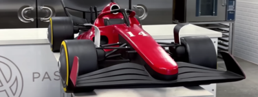 Este auto de Fórmula 1 es todo de chocolate: pesa 60 kg y su creador tiene una serie en Netflix