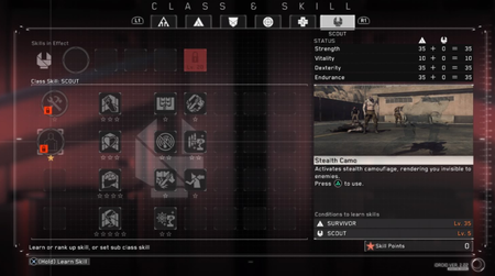 Guía Metal Gear Survive: cómo desbloquear nuevas clases y conseguir el camuflaje óptico