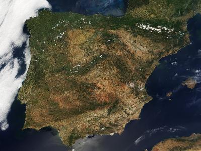 Los puntos extremos de la España peninsular