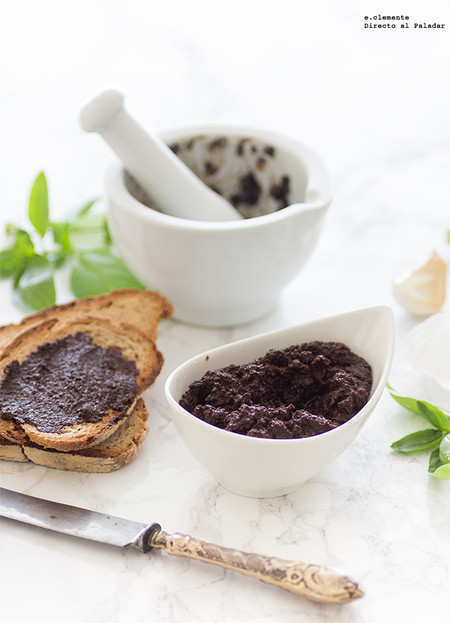 Cómo hacer tapenade de aceitunas negras. Receta