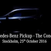 Hoy conocerás a la Mercedes-Benz Pickup Concept, sigue en directo su presentación aquí