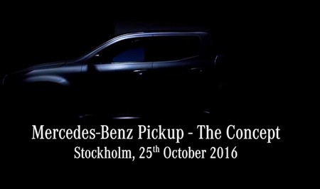 Hoy conocerás a la Mercedes-Benz Pickup Concept, sigue en directo su presentación aquí
