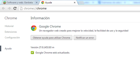 Chrome 27 sale de beta mejorando la velocidad en la carga de páginas