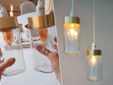 Lámpara reciclada paso a paso