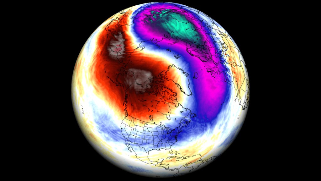 El calentamiento súbito ha empezado ya: algo se mueve en el norte y el vórtice polar está más débil que nunca