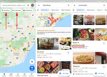 Google Maps Envío Domicilio