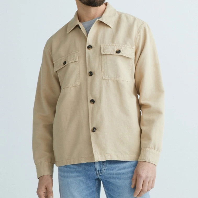 Gant Cazadora de doble bolsillo frontal y cierre de botones