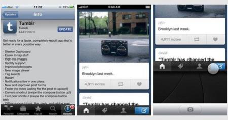 Tumblr actualiza su versión para iOS